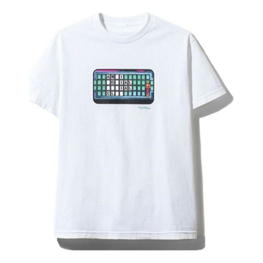 ASSC Multi-Color Keyboard Short Sleeve Unisex White ASST351