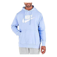 Nike Sportswear Club Fleece Graphic Pullover Hoodie 'Light Marine' BV2973-548