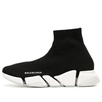 Balenciaga Speed 2.0 Trainers 'Rib-Knit Black' 654020W2DI21091