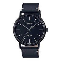 CASIO Sports Quartz Waterproof Mens Black Analog MTP-E171BL-1EVDF