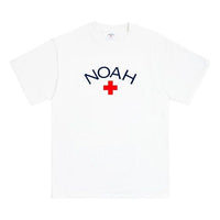 NOAH Thank You Core Logo Tee Red Logo Love limited Short Sleeve Unisex White NOAH-SS20-008