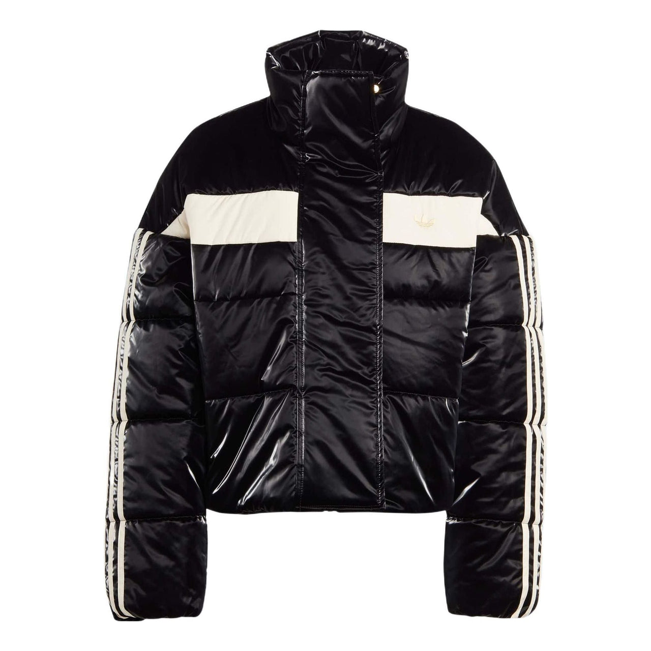 (WMNS) adidas Ski Chic Puffer Jacket Asia Sizing 'Black White' IA3919