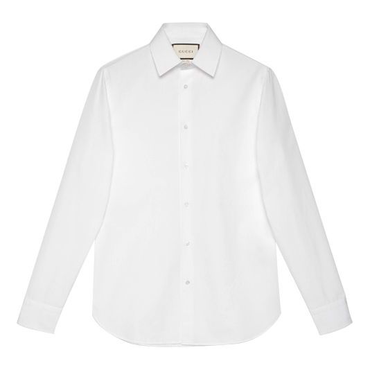 Gucci SS21 Button Long Sleeves Shirt White 494722-21131-9000