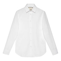 Gucci SS21 Button Long Sleeves Shirt White 494722-21131-9000