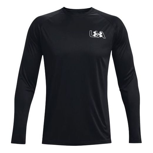 Under Armour Long Sleeve Velocity T-shirt 'Black' 1366783-001