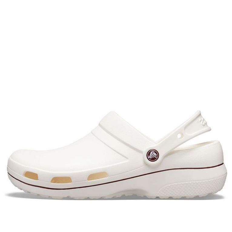 Crocs Wear-Resistant Cozy Sports Unisex White Brown Sandals 'White Brown' 205883-0FW