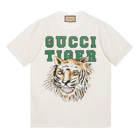Gucci SS22 Tiger cotton T-shirt 'White' 548334-XJD3X-9095
