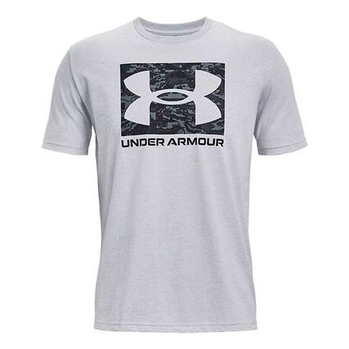 Under Armour ABC Camo Boxed Logo Short Sleeve T-shirt 'Light Grey' 1361673-011