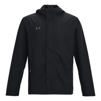 Under Armour Stormproof Lined Rain Jacket 'Black Grey' 1369254-001