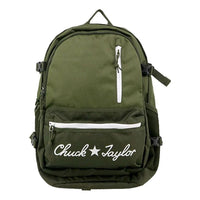 Converse Straight Edge Chuck Taylor Logo Backpack 'Olive Green' 10024295-A03