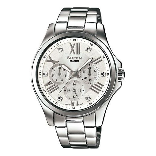 CASIO SHEEN Series Design Business Silver Analog SHE-3806D-7A