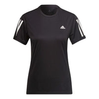 (WMNS) adidas Own The Run T-Shirt Asia Sizing 'Black' H59274
