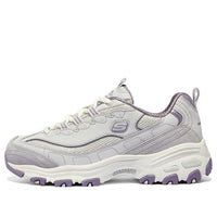 (WMNS) Skechers D'Lites 1.0 Shoes 'Grey Purple' 896283-GYLV