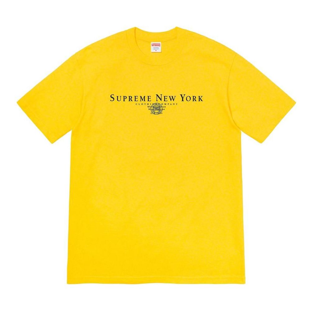 Supreme FW22 Week 5 Tradition Tee T SUP-FW22-987-YEL