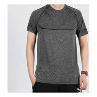 PUMA Breathable Round Neck Short Sleeve Gray 517319-01