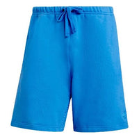 adidas originals Blue Version Series Solid Color Loose Lacing Sports Shorts H33446