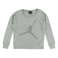 (GS) Air Jordan Long Sleeve T-Shirt 'Grey' 452865-042