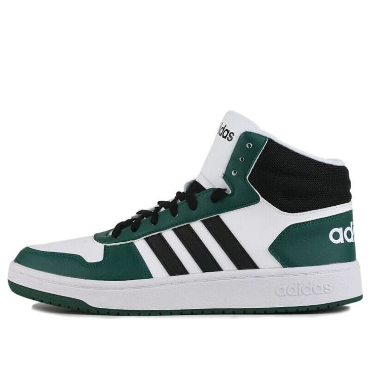 adidas Hoops 2.0 Mid 'Black Green' FW5995