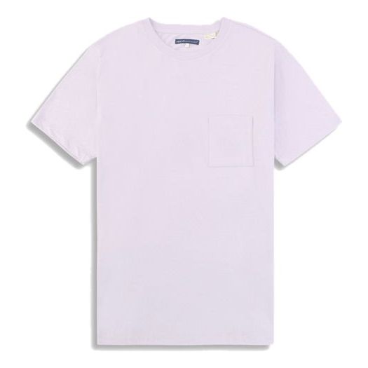 Men's Levis Midnight Blue Series Round Neck Pocket Short Sleeve Purple T-Shirt 29248-0067