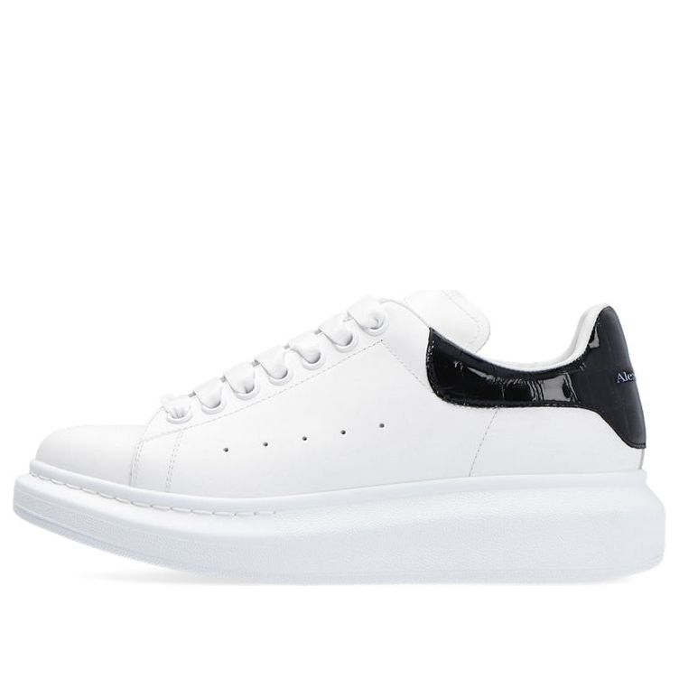 (WMNS) Alexander McQueen Oversized Sneaker 'White Black' 553770WHXMY9061