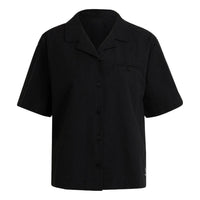 (WMNS) adidas Adicolor Classics Poplin Shirt Asia Sizing 'Black' HC2055
