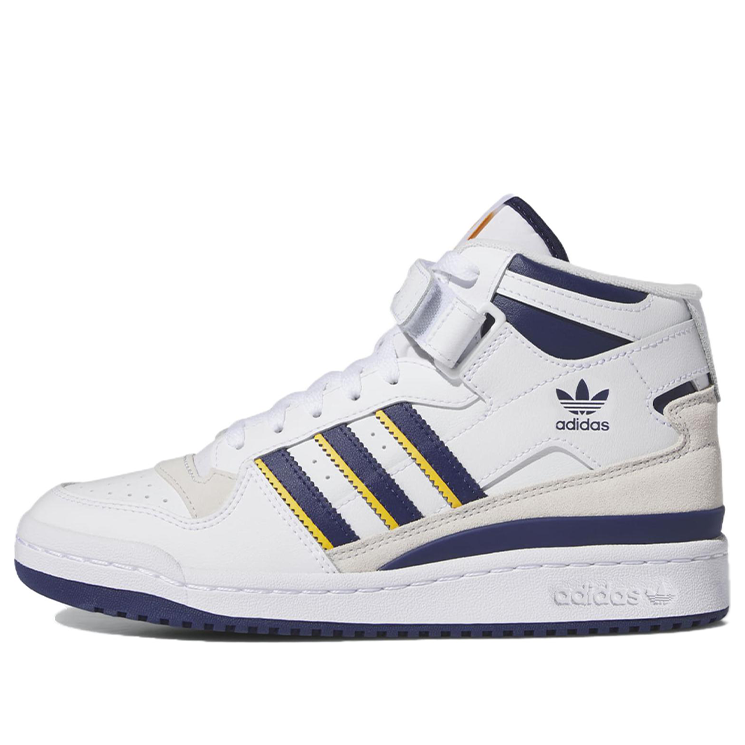 (WMNS) adidas Forum Mid 'White Blue Yellow' IE7416