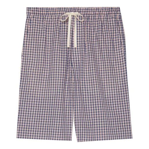Gucci Mini Check Shorts With Gucci Cauliflower 'Blue' 659655-ZAG0G-4310