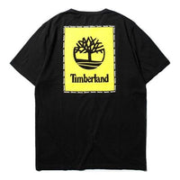 Men's Timberland SS20 Logo Printing Short Sleeve Black A22RP001