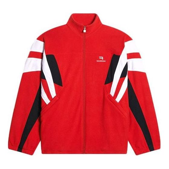 Balenciaga Sporty B Tracksuit Jacket 'Red' 675272TJQ326400