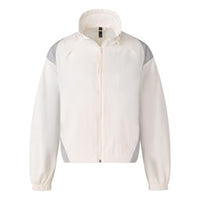 (WMNS) adidas Woven Jacket Asia Sizing 'White Grey' JP1456