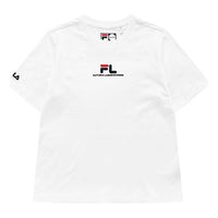 FILA FUSION x FUTURA Crossover Alphabet Printing Loose Sports Round Neck Short Sleeve White T11W138101F-WT