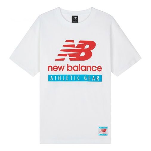 New Balance Essentials Logo T-Shirt Asia Sizing 'White' AMT11517-WT