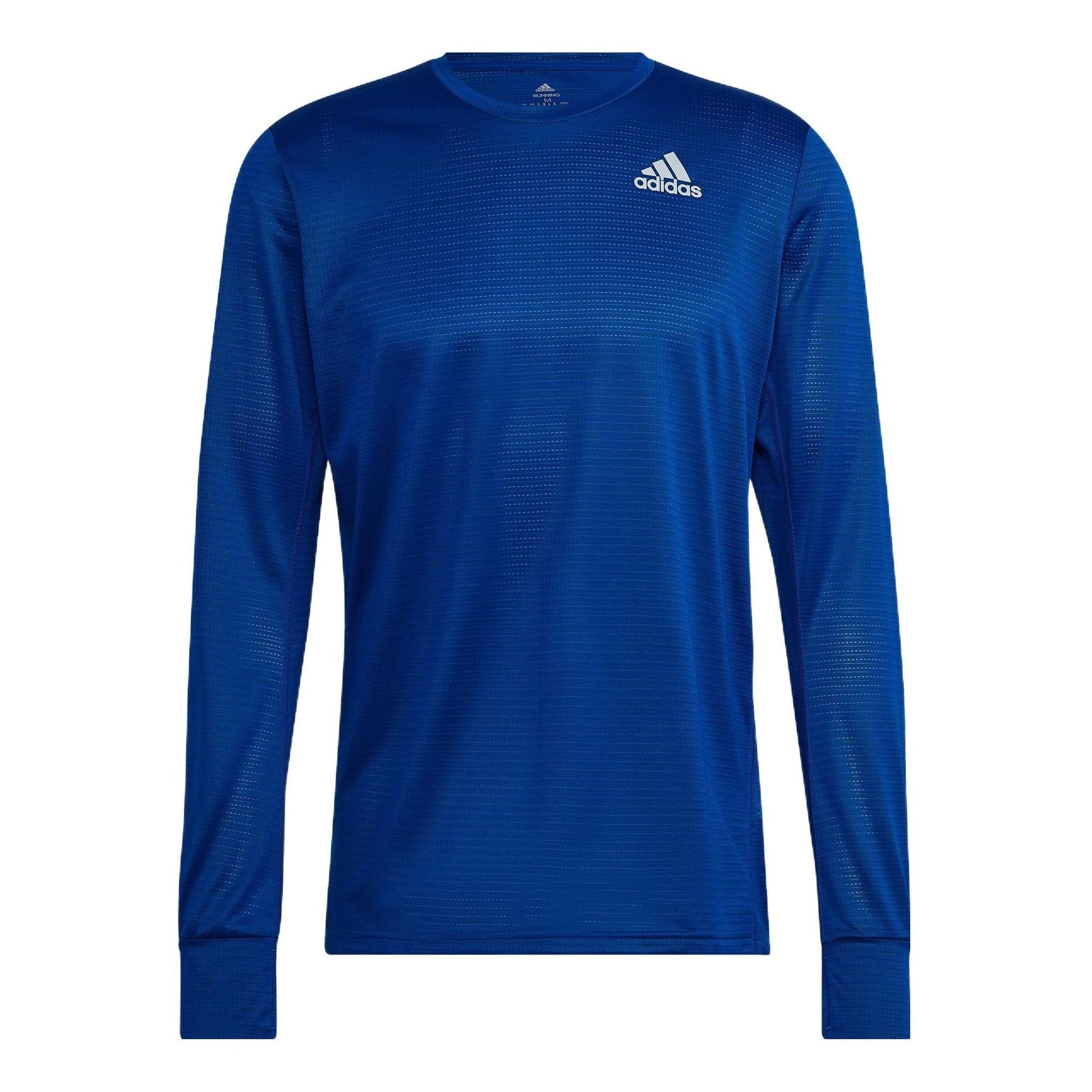 adidas Otr Long Sleeve Logo T-shirt Asia Sizing 'Blue' HL5983