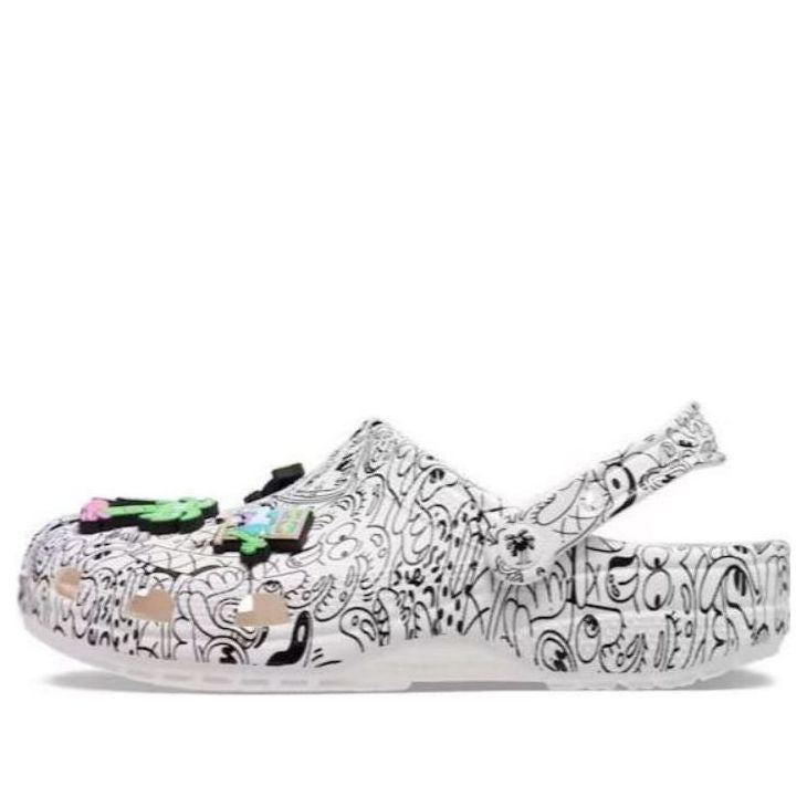 Crocs x Steven Harrington Classic Clogs 'Quickstrike - White Black' 208145-103