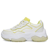 (WMNS) Skechers AMP'D Sport Shoes White/Yellow 155039-WYL