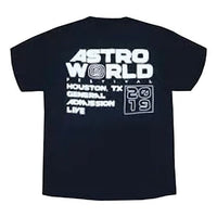 Travis Scott Unisex Cactus Jack Astroworld Printing Round-neck Black TC-45
