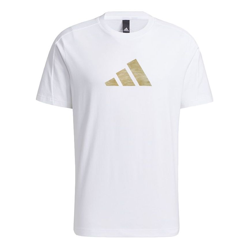 adidas Fi 3bar Tee Causual Sports Ventilate Male White H39355