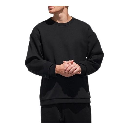 adidas Sports Stylish Three Stripes Pullover 'Core Black' DW5289