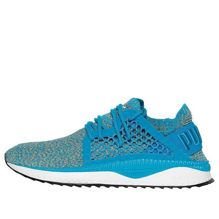 PUMA Tsugi Netfit Evoknit Low Running Shoes Blue/White 365108-02