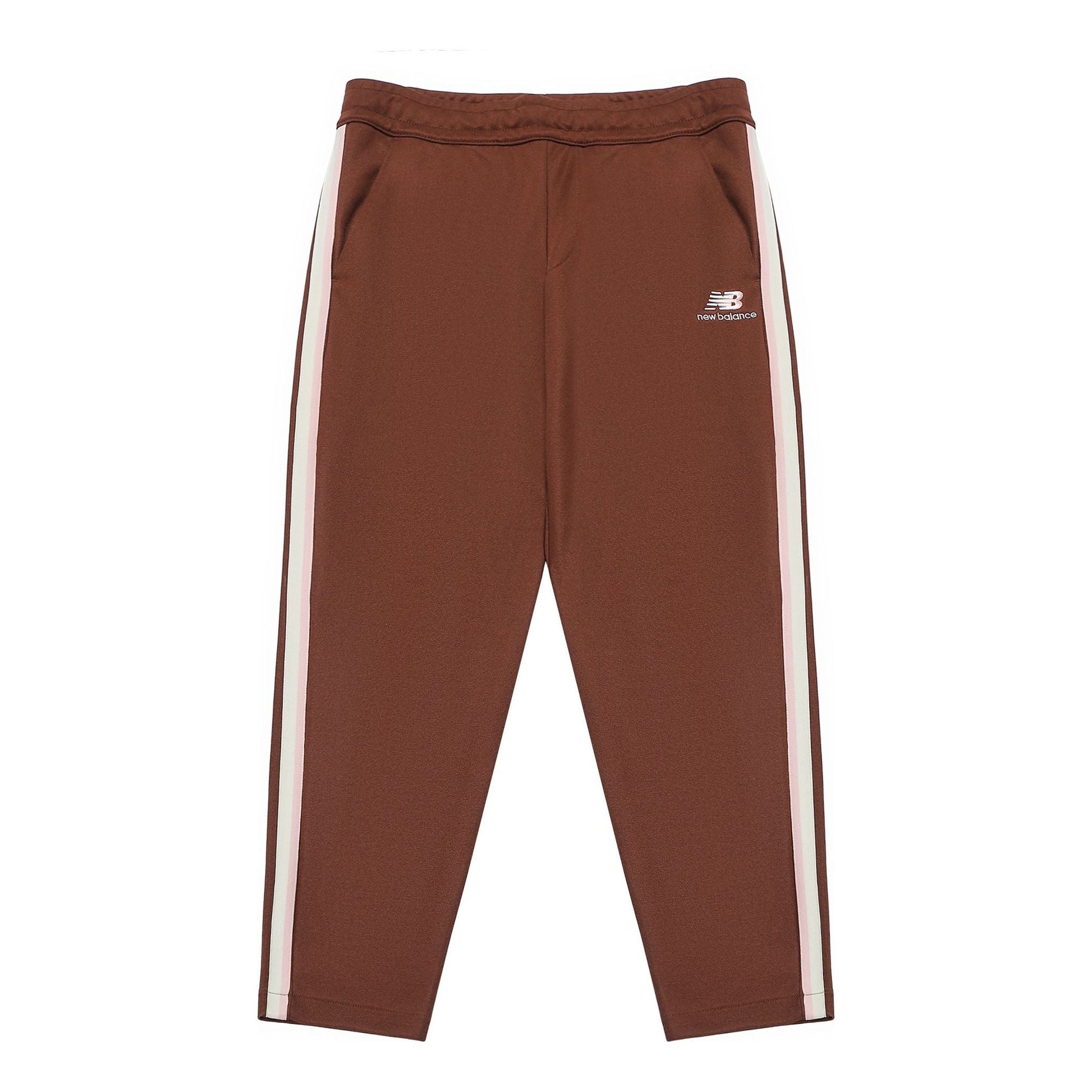 New Balance Athletics Logo Running Pants Asia Sizing 'Brown' AMP23550-ROK