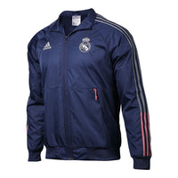 adidas Real Anthem Jkt Real Madrid Soccer/Football Sports Jacket Navy Blue FR3880