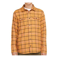 Nike SB Skateboard flannel Skateboard Plaid Long Sleeves Sports Shirt Jacket Yellow CK5315-712