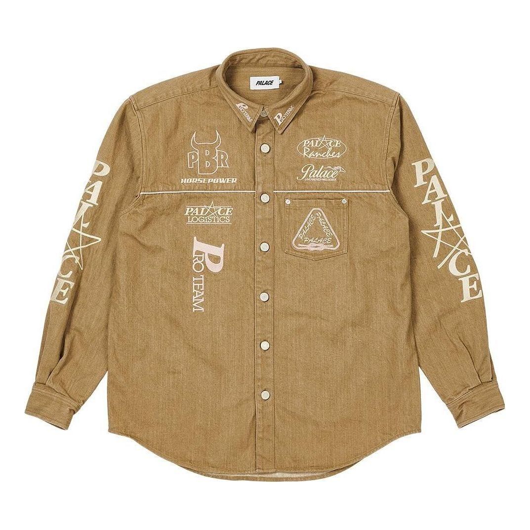 Palace Rodeo Shirt 'Brown' P23SHT066