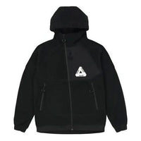 Palace FW21 Polar Fleece Asymmetric Jacket 'Black' P21JK061