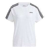 (WMNS) adidas neo Esntl3s Tee Contrasting Colors Sports Short Sleeve White H65453