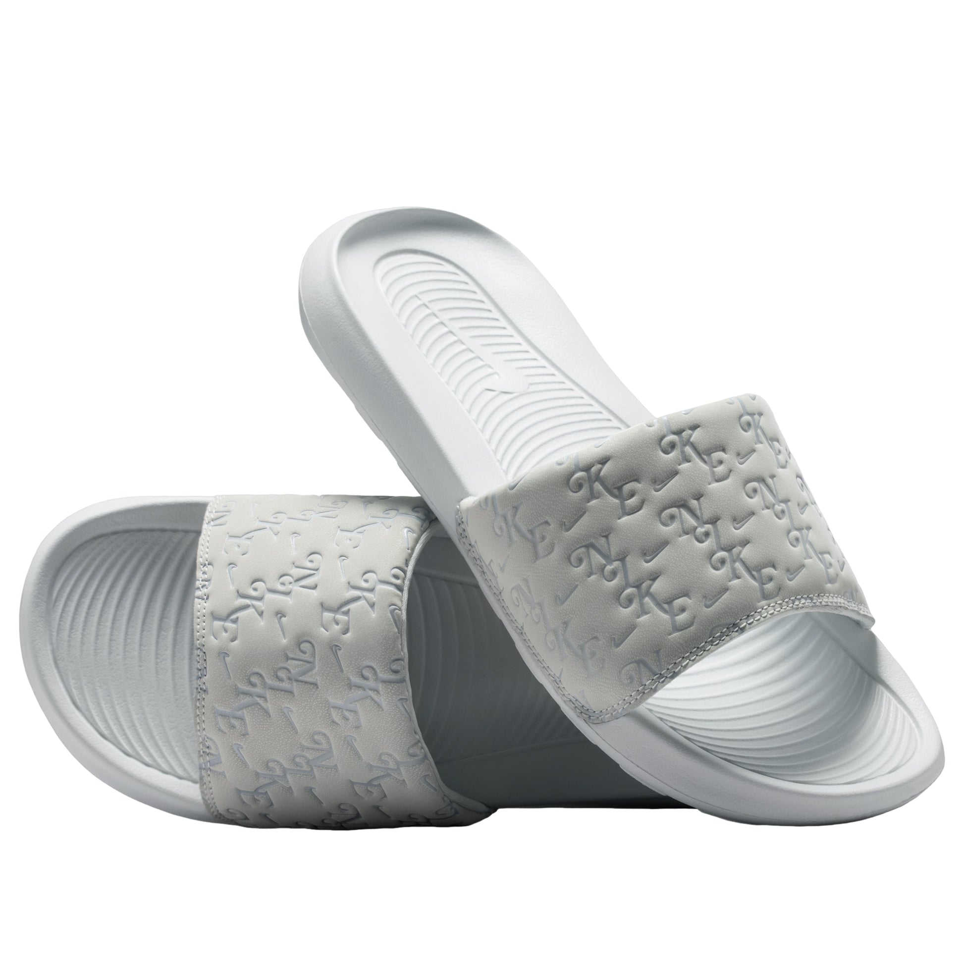 (WMNS) Nike Victori One Slide 'Photon Dust Wolf Grey' HQ7022-011