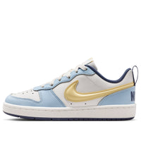 (GS) Nike Court Borough Low Recraft 'Sail Soft Yellow Celestine Blue' IM6698-171