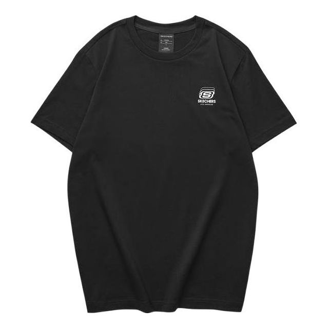 Skechers Logo Tee 'Black White' L222U065-0018