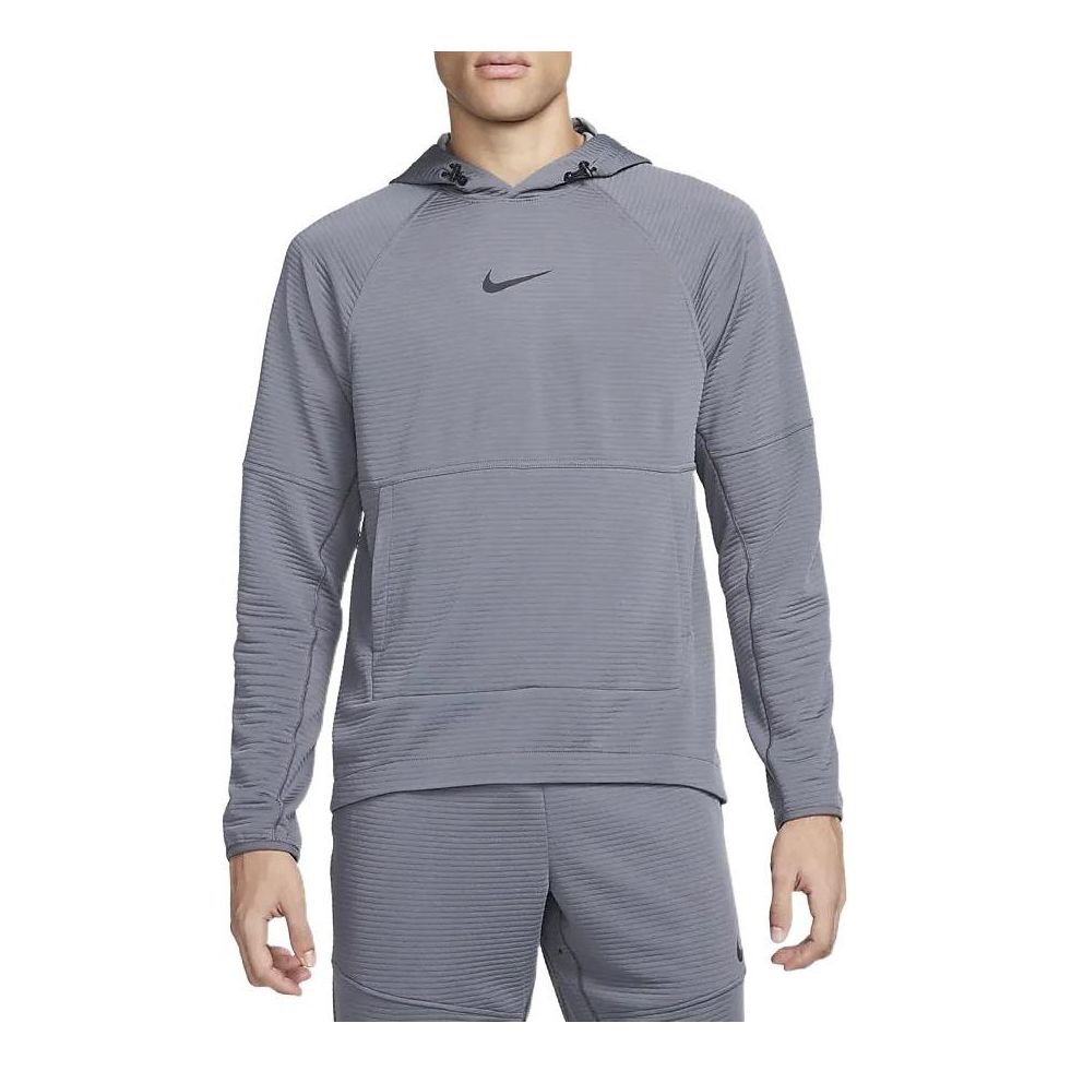 Nike Pro Dri-FIT Fleece Fitness Pullover 'Grey' DV9821-068