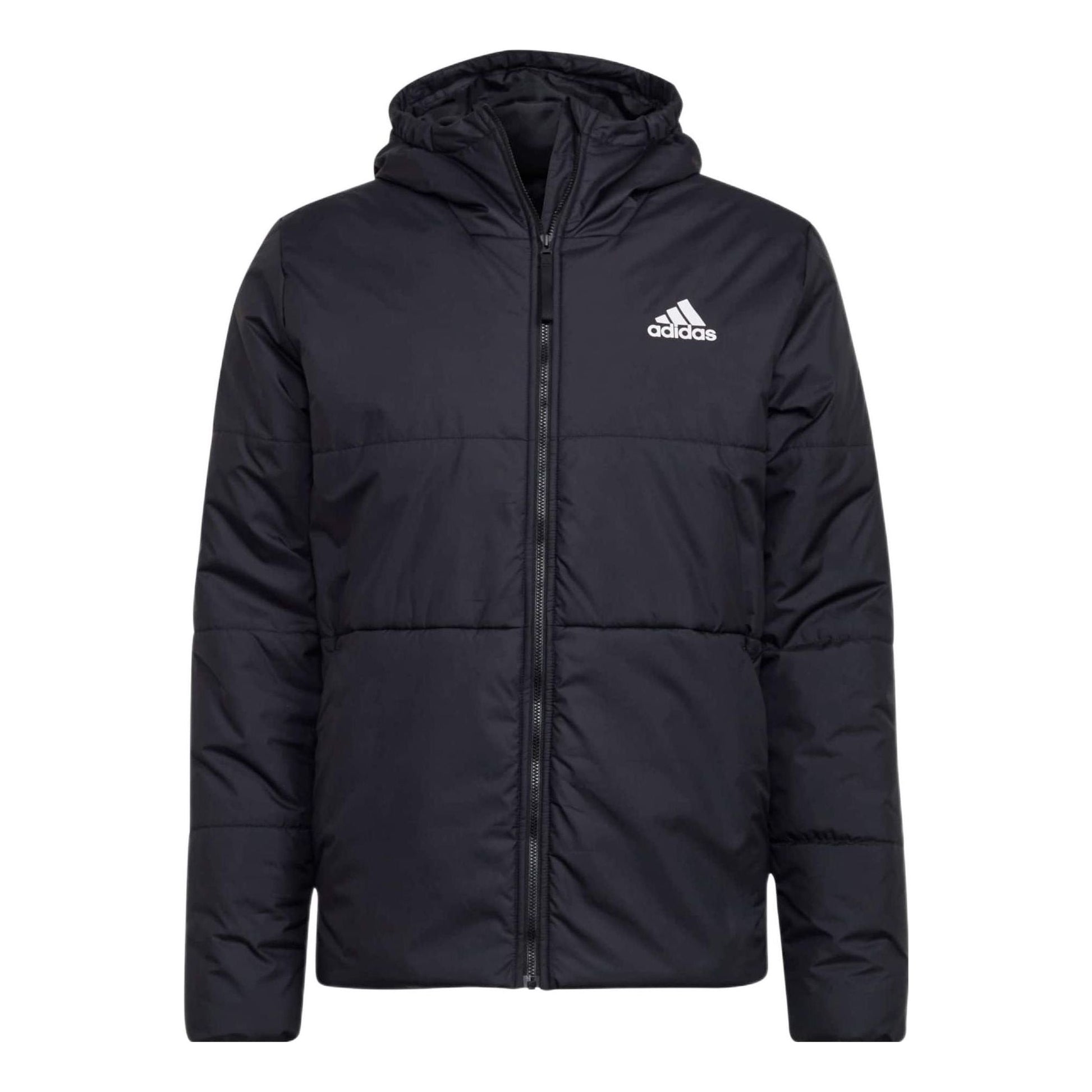adidas BSC 3-Stripes Hooded Insulated Jacket Asia Sizing 'Black' HG6276